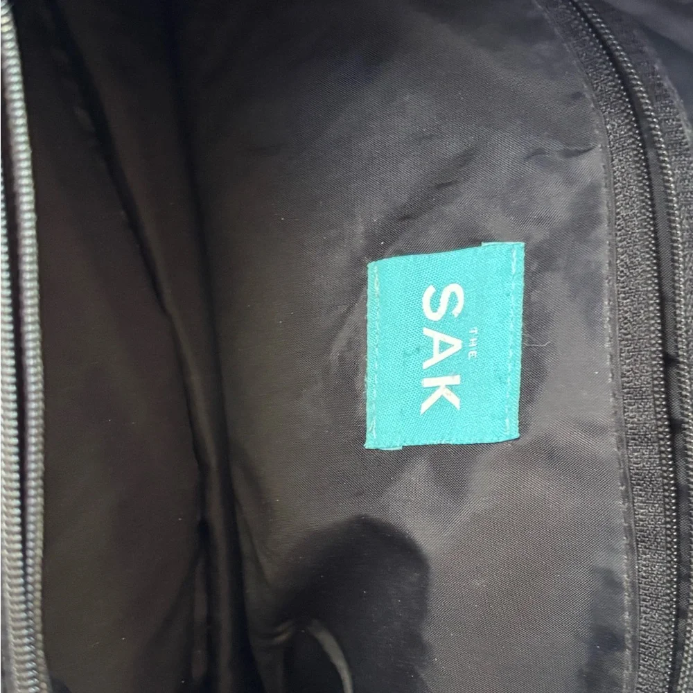 The Sak Y2K Black Crochet Knit Shoulder Bag 2000s Boho Purse - Picture 11 of 11